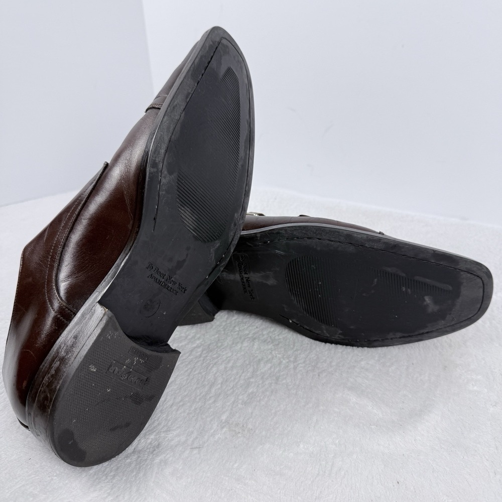 To Boot New York Adam Derrick Brown Leather Double Monk Strap Shoes Men's 9.5 - Picture 9 of 9